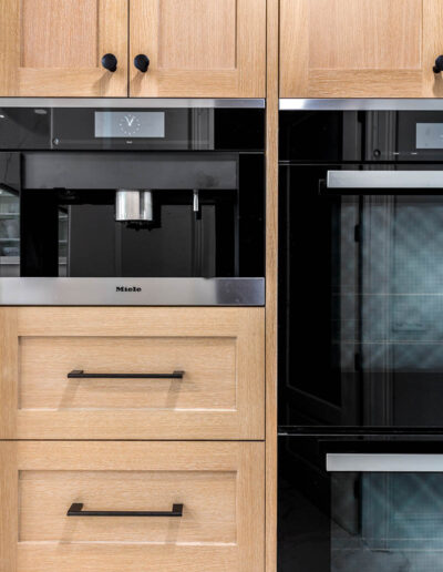 Villaforte Custom appliance cabinets rift white oak shaker 2