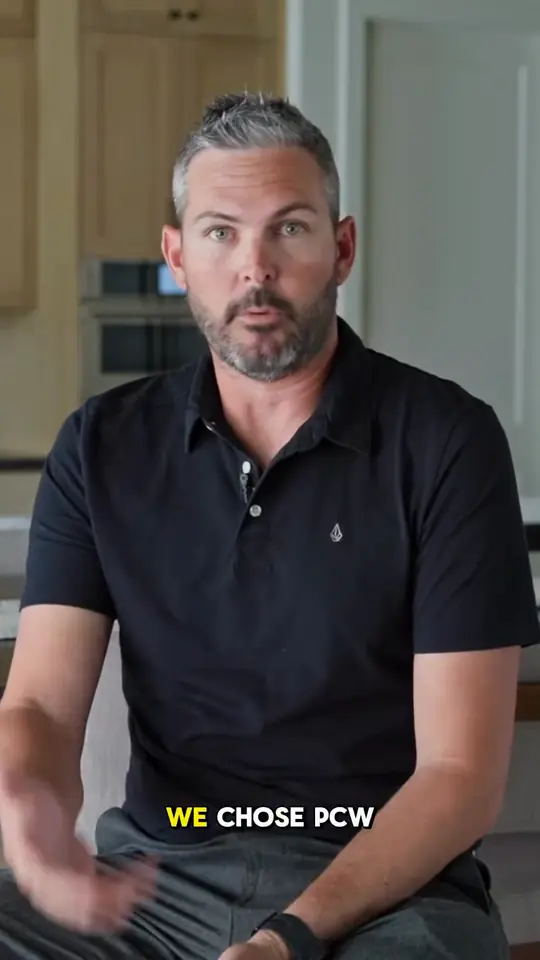 Client video testimonial in his finished light-wood kitchen: communication, superintendent updates, precision