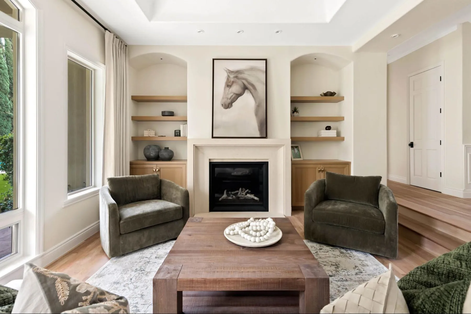 Custom cabinets in The Summit Club, Las Vegas by Peterson Cabinet Works built-ins
