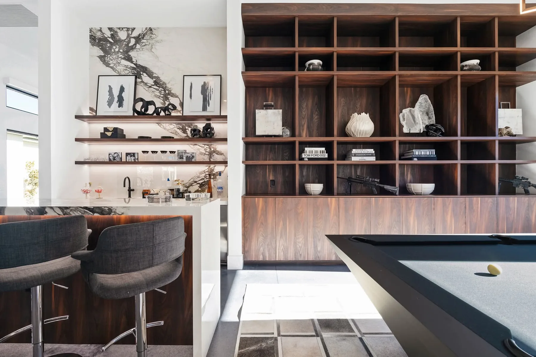 Custom cabinets in The Ridges, Las Vegas by Peterson Cabinet Works
