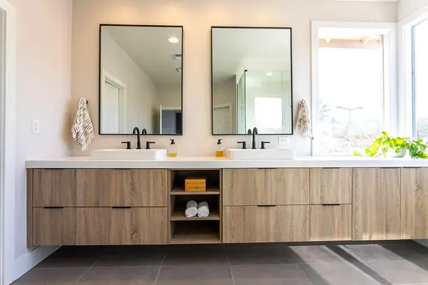 Pine Leaf floating vanity 2