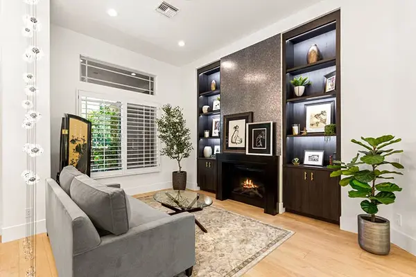 Isleworth fireplace shelves stevenswood midnight run LED Lights (2)