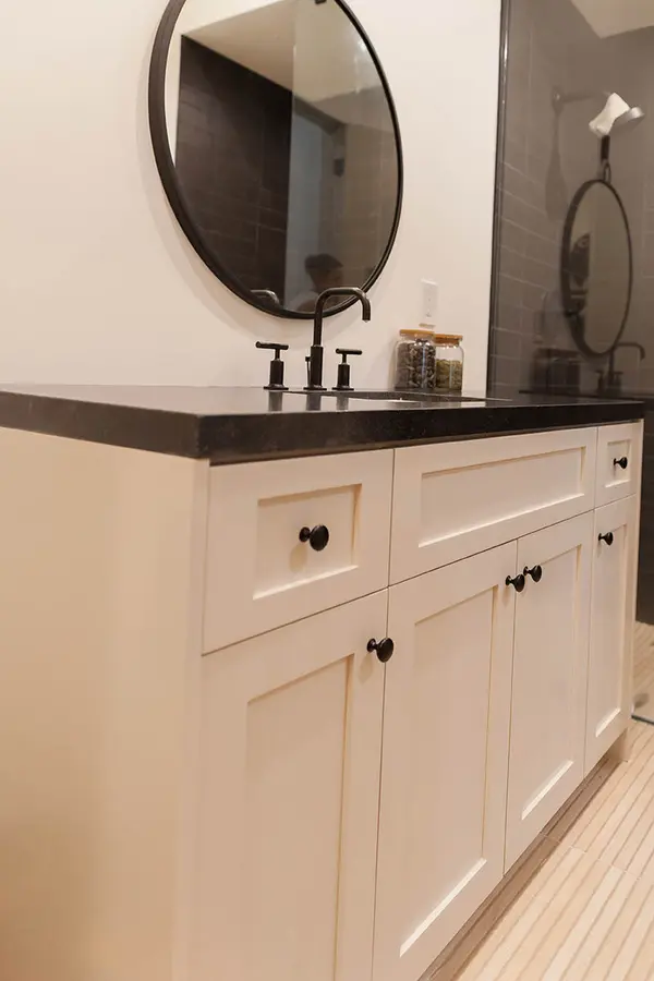 bathrooms Custom shaker vanity framelss