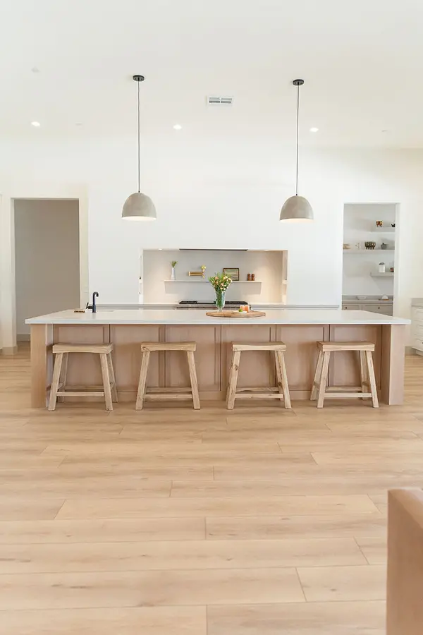 custom hood kitchen Custom hood custom island rift white oak shaker inset faceframe cabinets2