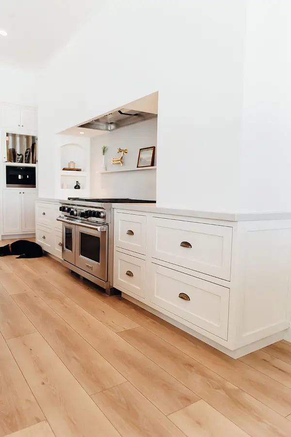 custom hood kitchen Custom hood custom island rift white oak shaker inset faceframe cabinets3 12