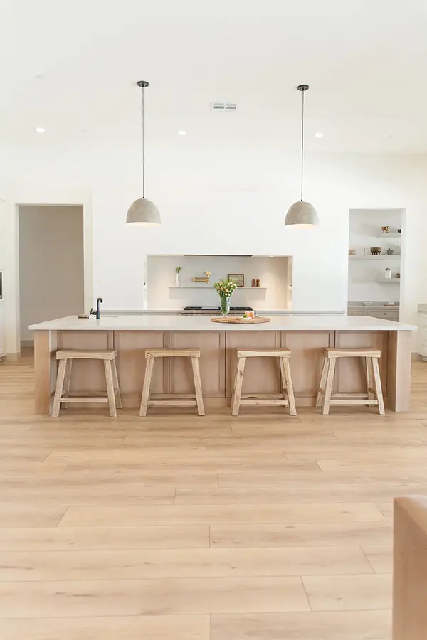 custom hood kitchen Custom hood custom island rift white oak shaker inset faceframe cabinets3