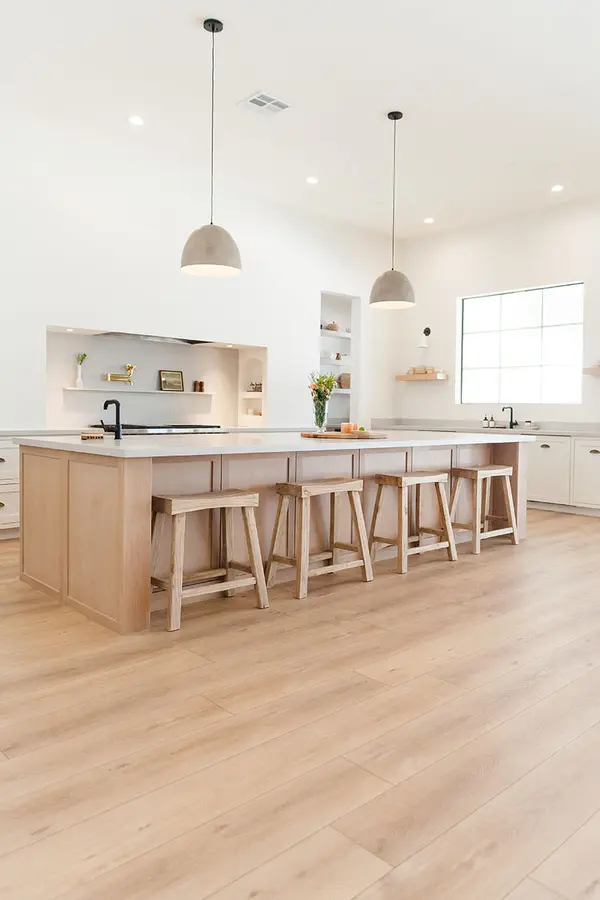 custom hood kitchen Custom hood custom island rift white oak shaker inset faceframe cabinets6