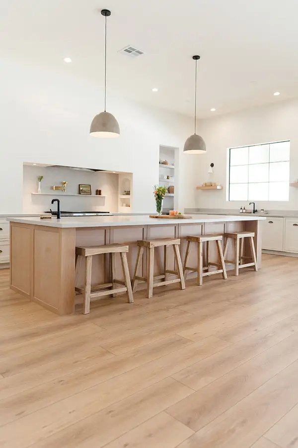custom hood kitchen Custom hood custom island rift white oak shaker inset faceframe cabinets7