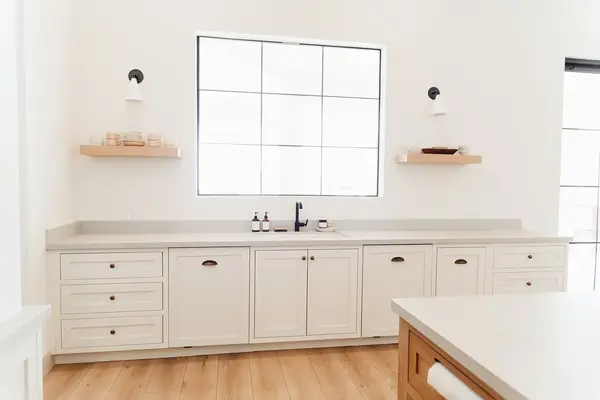 Kevin Way Custom hood custom island rift white oak shaker inset faceframe cabinets Kevin Way Custom hood custom island rift white oak shaker inset faceframe cabinets
