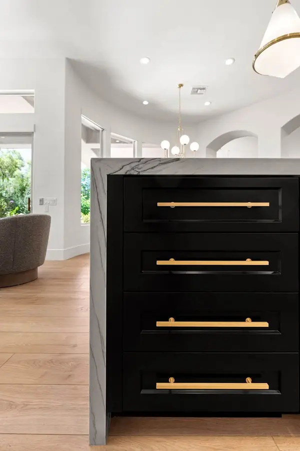 Isleworth Emtec cabinet pulls tricorn black cabinets (2)