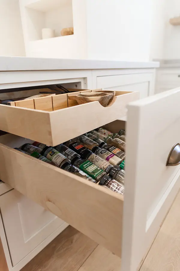 Kevin Way custom spice double drawer