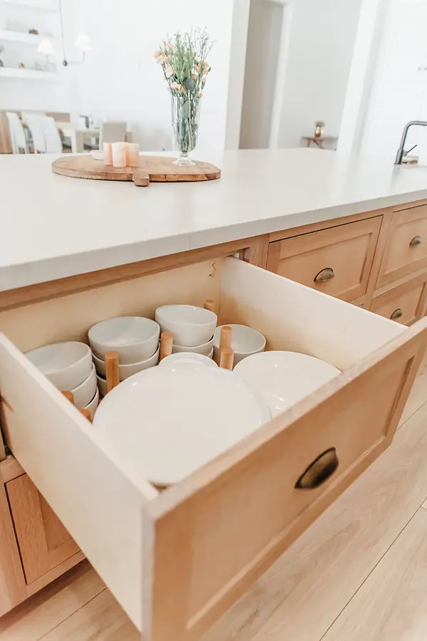 Kevin Way drawer pegs dishes 3