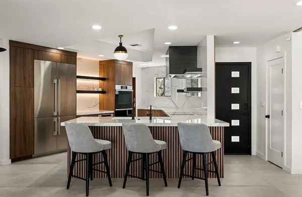 Duneville slab matched grain walnut oak Duneville slab matched grain walnut oak