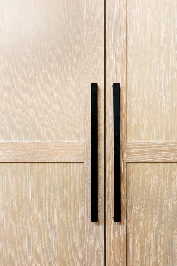 Peterson Cabinet Works Laundry Room Rift white oak custom lockers2
