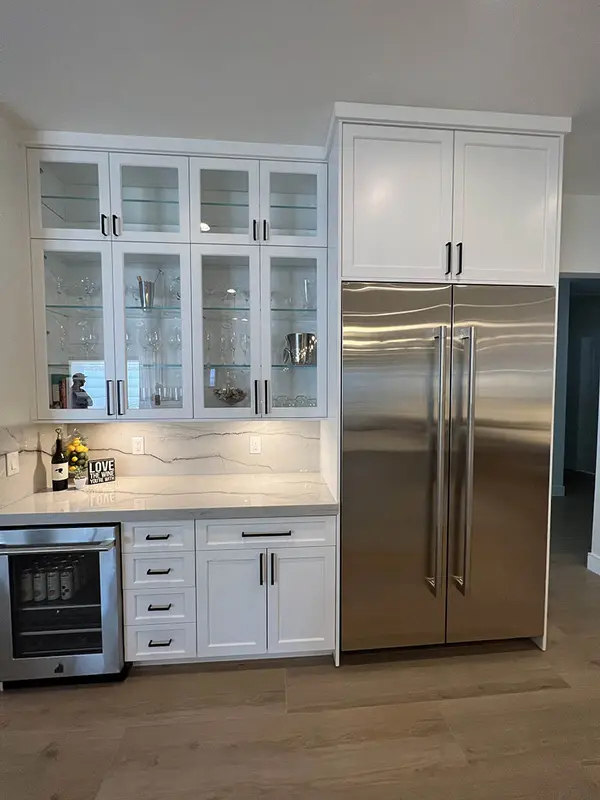 Milan Custom china cabinet glass doors
