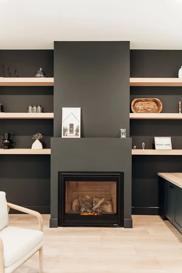Isleworth fireplace shelves stevenswood midnight run