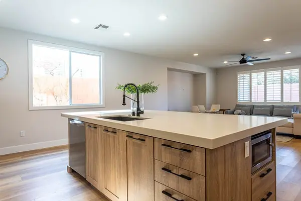 Pine Leaf Salt Shaker Kitchen white shaker cabinets 3