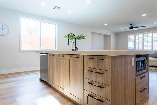 Pine Leaf Salt Shaker Kitchen white shaker cabinets 4