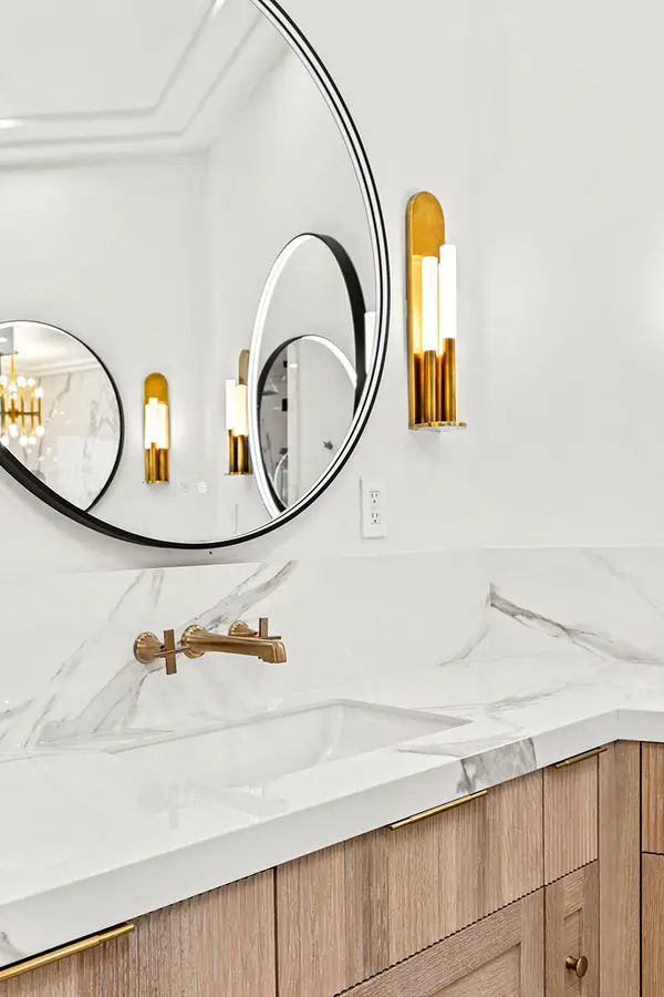 Villaforte rift white oak shaker reeded drawers vanity 3