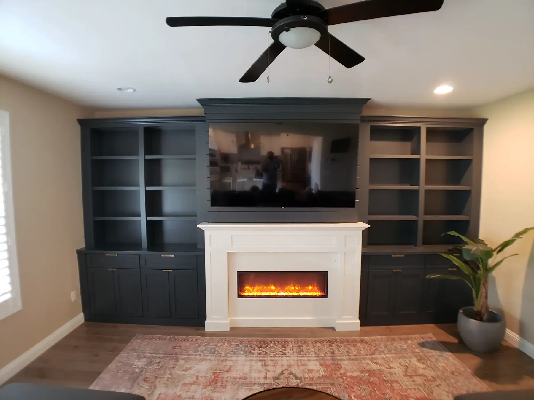 Media Centers by Peterson Cabinet Works, custom cabinets Las Vegas example