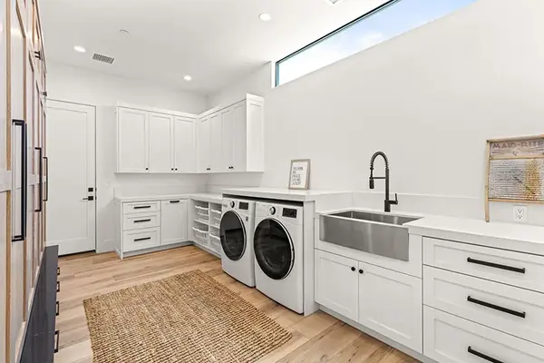 Peterson Cabinet Works Laundry Room custom laundry room white shaker